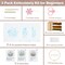 Embroidery Kit for Beginners Set of 3, Flower Pattern Embroidery Kits for Starter or Adults Hand DIY Practice Kit, Step by Step Instructions and Video Tutorial